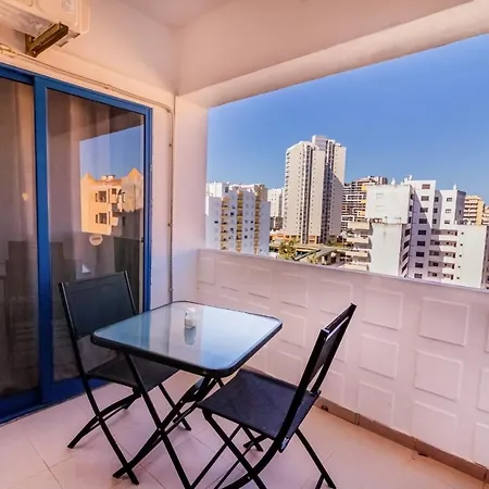 In Praia Da Rocha With A-c, Terrace In Apartment